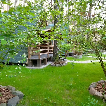 Osrodek Wypoczynkowy Puszczyk Wolnostojace Sosnowe Z Zadaszonym Tarasem Ferienhaus Sierakow (Greater Poland)